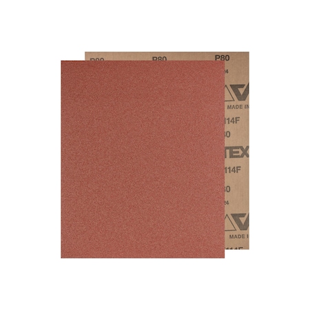 Pferd 9" x 11" Abrasive Sheet - Cloth Backed - Aluminum Oxide (HP) - 80 Grit 46914
